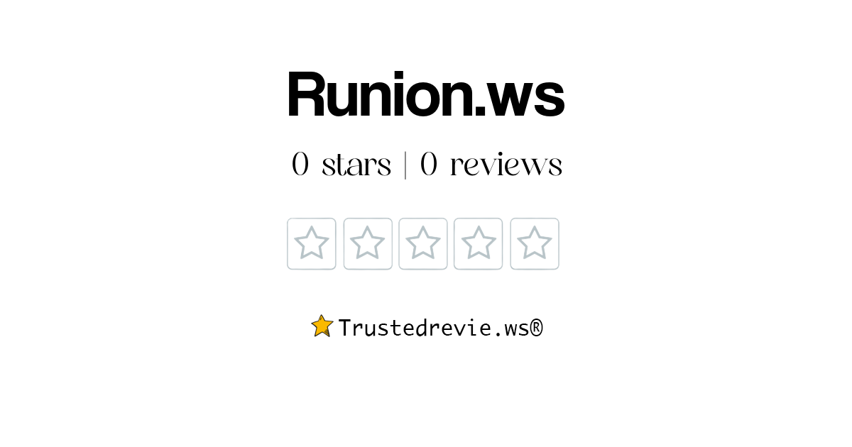 Runion.ws Review: Legit or Scam? [2026 New Reviews]