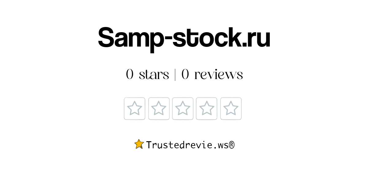 Samp-stock.ru Review: Legit or Scam? [2024 New Reviews]