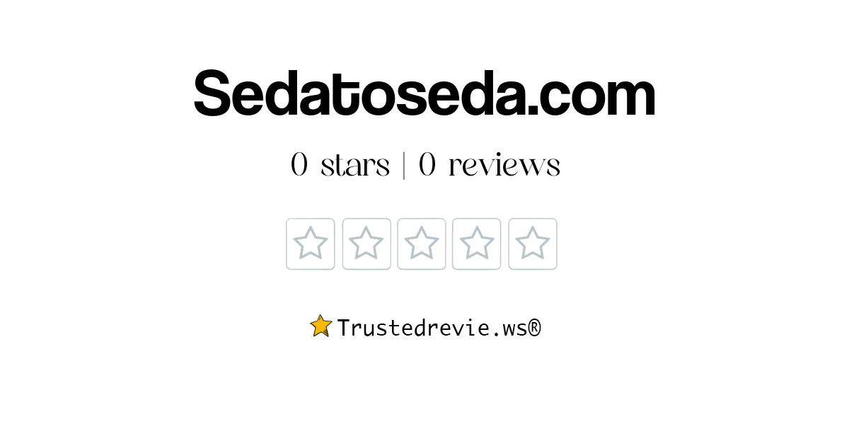 Sedatoseda Review Legit Or Scam 2025 New Reviews 