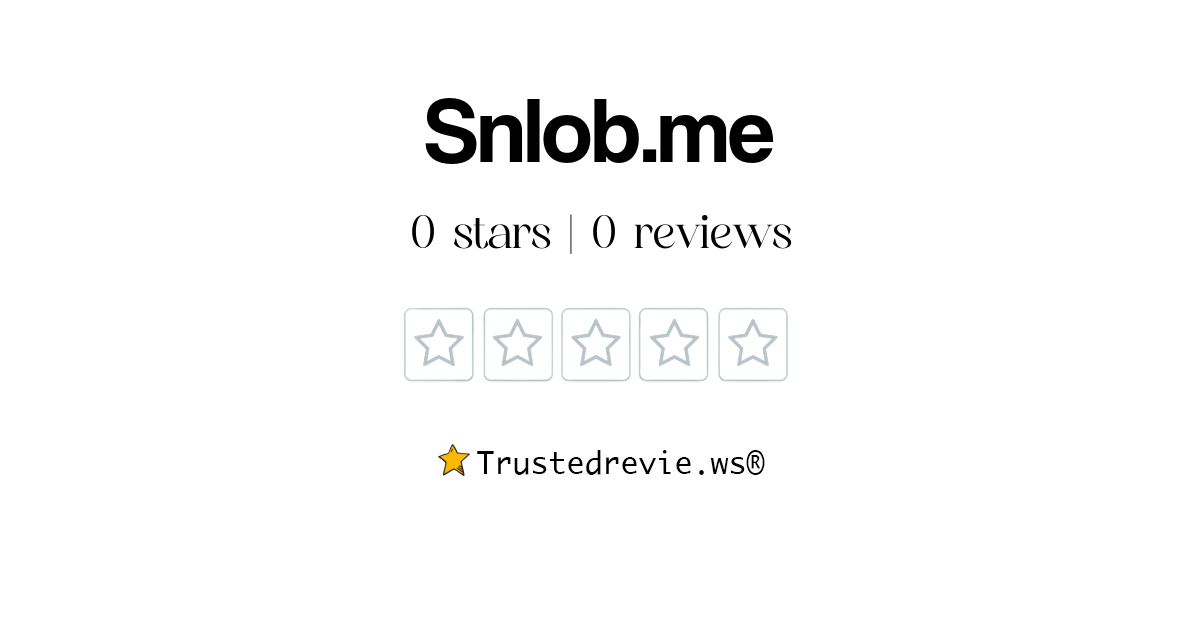 Snlob.me Review: Legit or Scam? [2026 New Reviews]