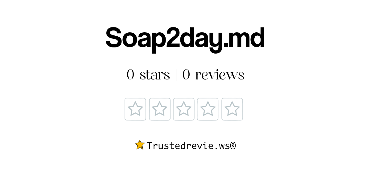 Soap2day.md Review Legit or Scam? [2024 New Reviews]