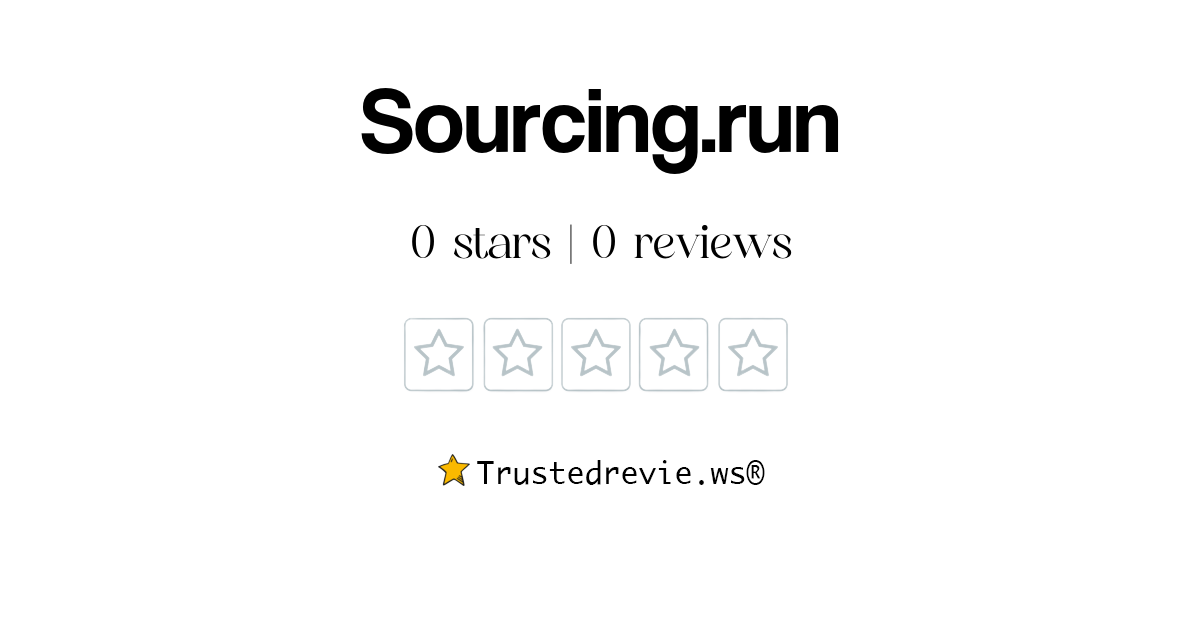 Sourcing.run Review: Legit or Scam? [2026 New Reviews]