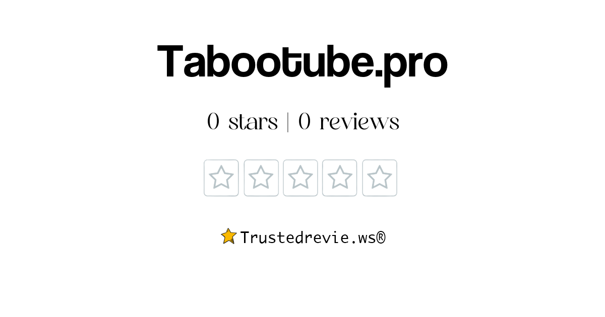 Tabootube pro Review Legit Or Scam 2025 New Reviews 