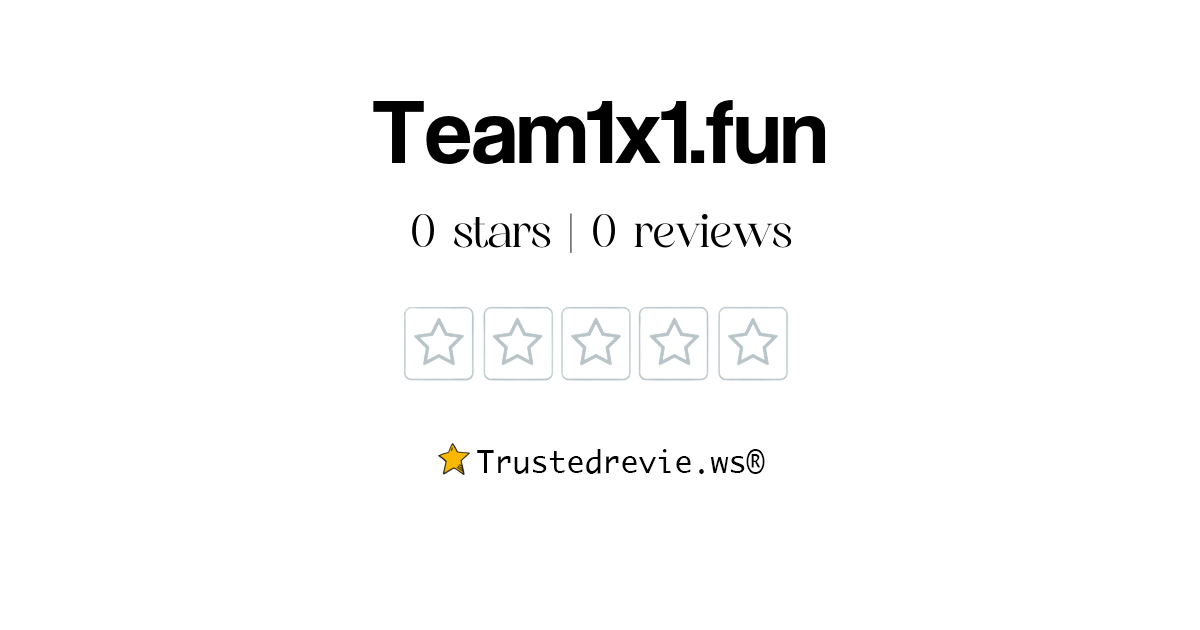 Team1x1.fun Review Legit or Scam? [2024 New Reviews]