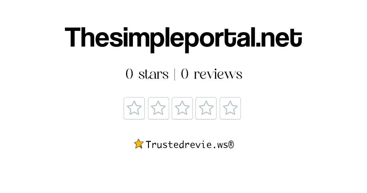 Thesimpleportal.net Review: Legit or Scam? [2024 New Reviews]