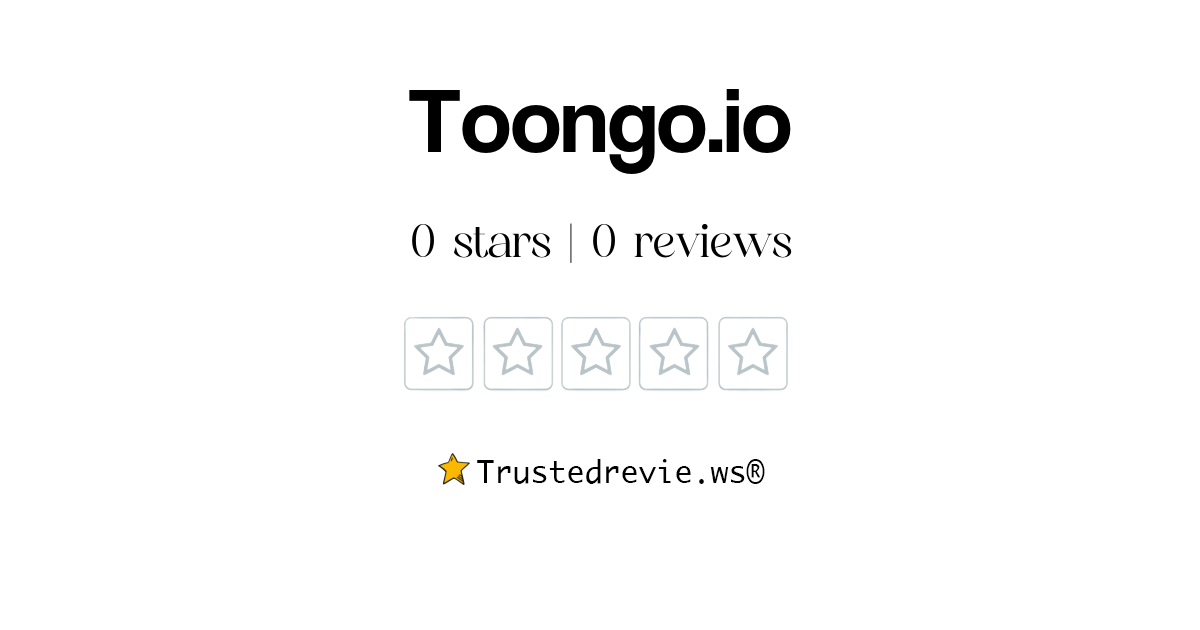 Toongo.io Review: Legit or Scam? [2026 New Reviews]