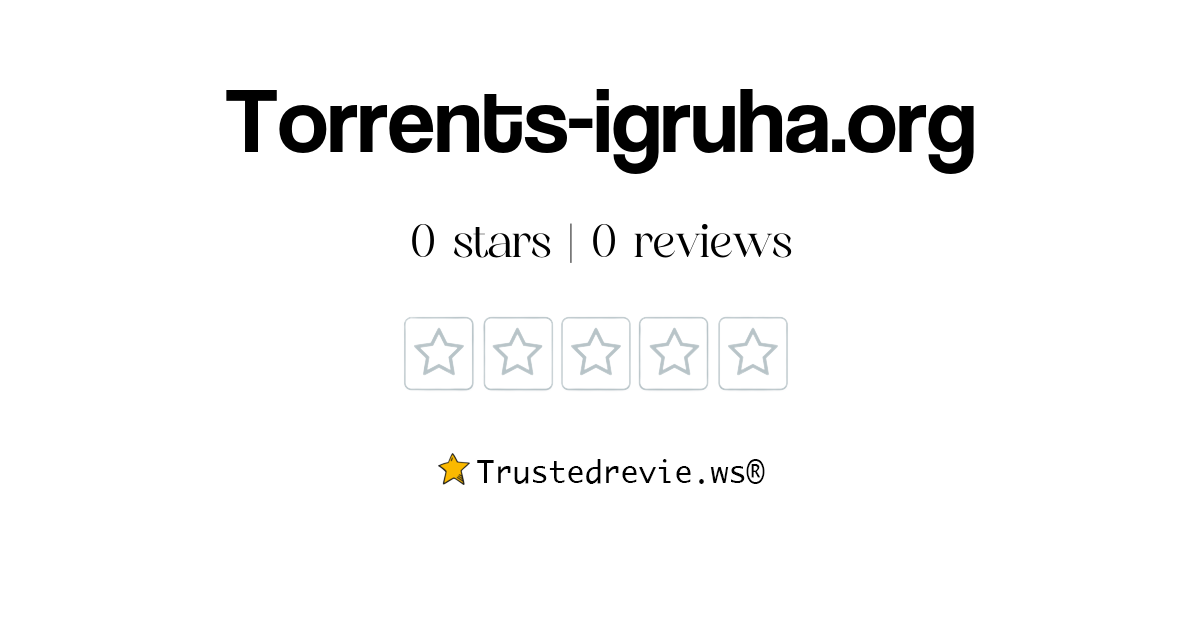 Torrents Igruha Org Review Legit Or Scam 2024 New Reviews   Torrents Igruha.org