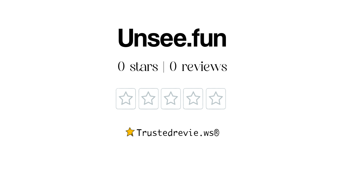 Unsee.fun Review: Legit or Scam? [2026 New Reviews]