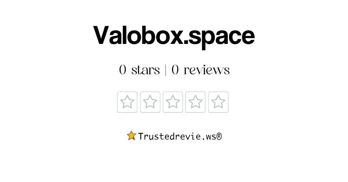 Valobox.space Review: Legit or Scam? [2025 New Reviews]