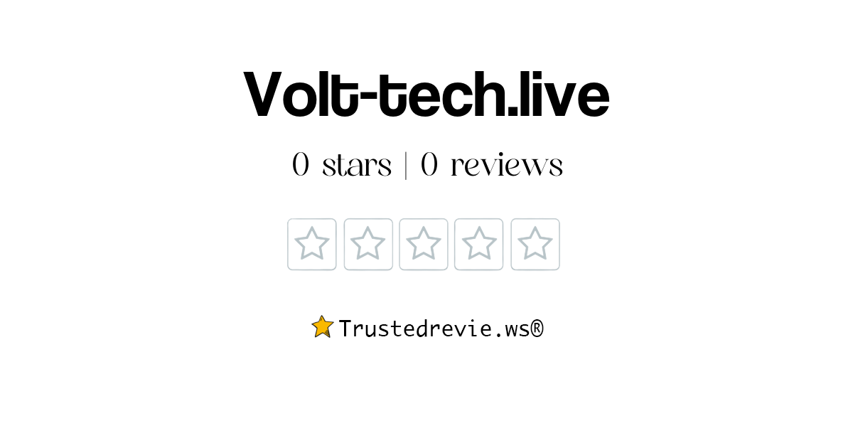 Volt-tech.live Review: Legit or Scam? [2026 New Reviews]