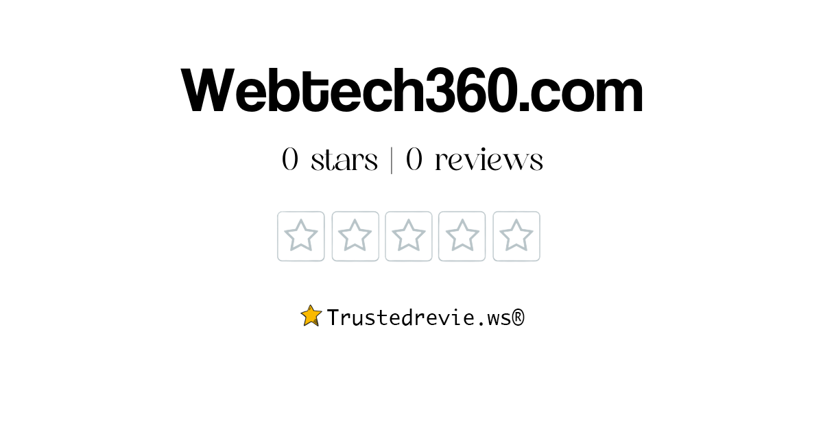 Webtech360.com Review: Legit or Scam? [2026 New Reviews]