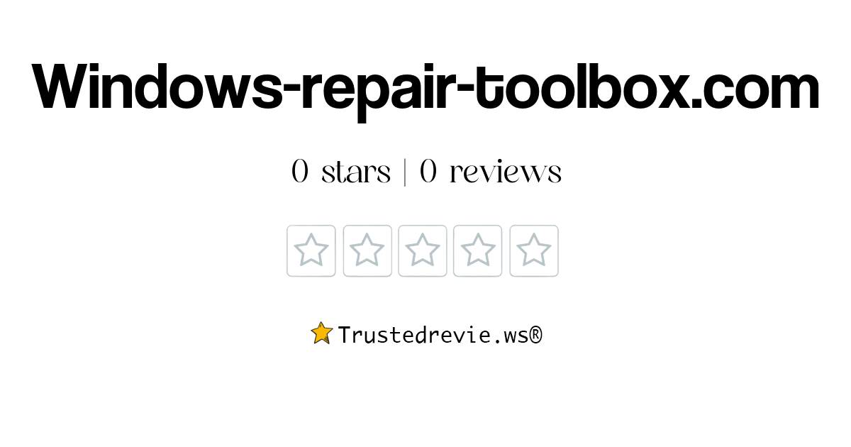 Windows-repair-toolbox.com Review: Legit or Scam? [2026 New Reviews]