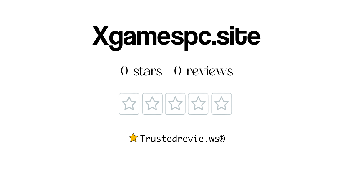 Xgamespc.site Review: Legit or Scam? [2026 New Reviews]