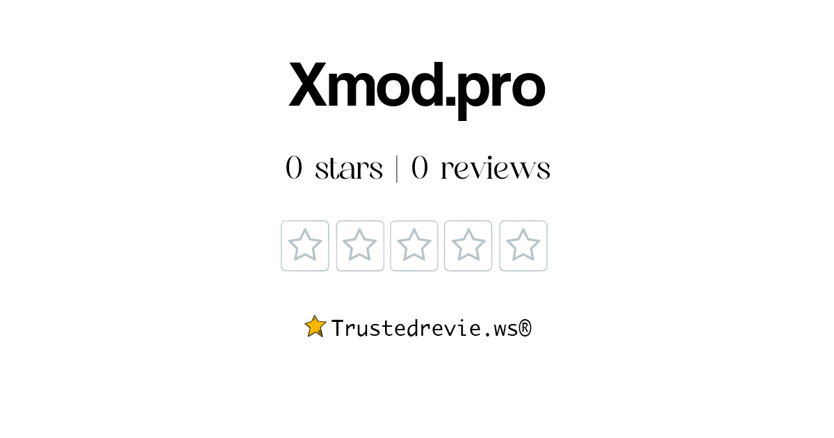 Xmod.pro Review: Legit or Scam? [2026 New Reviews]